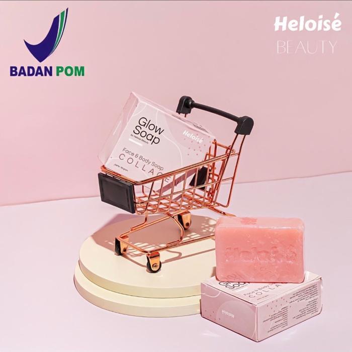 [ORIGINAL] HELOISE BEAUTY GLOW SOAP FACE & BODY SOAP COLLAGEN 60GR - SABUN PENCERAH TERMURAH BPOM - 