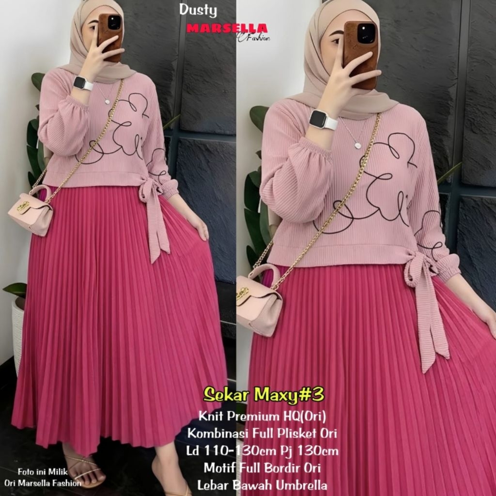 seruni set hijab original uwais/ sekar maxy #2 by marsella