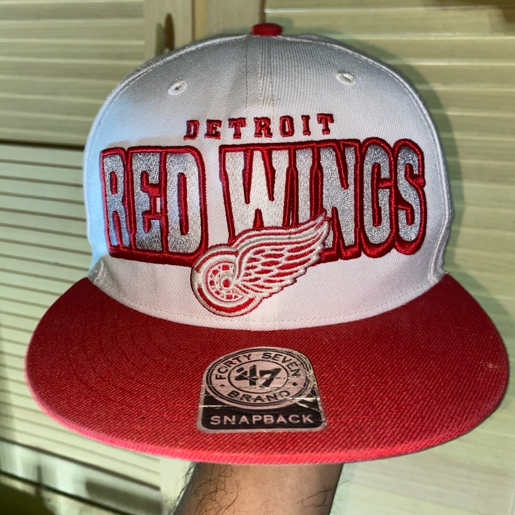 snapback hokey ice team nhl detroit red wings
