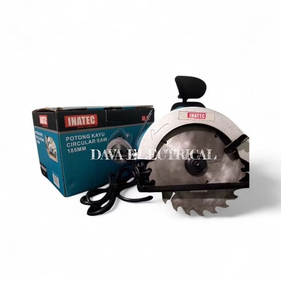 INATEC Mesin Gergaji Belah Potong Kayu Circular Saw 7" INATEC 5800VP