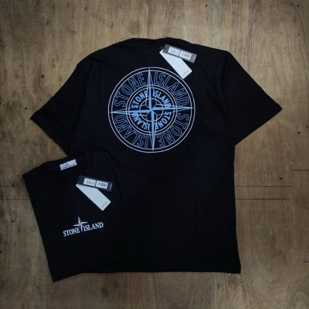 Stone Island Blue Compas Tee T-Shirt Kaos