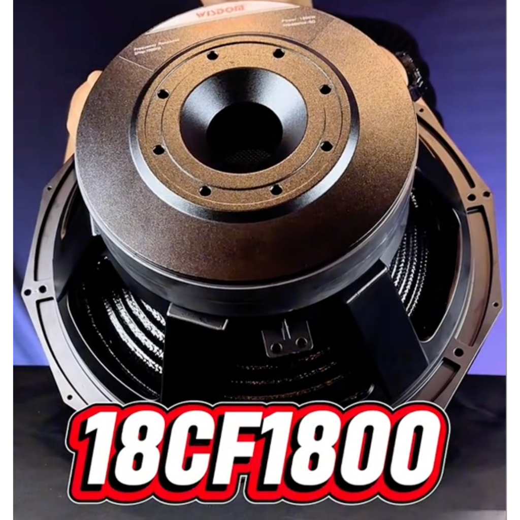 Speaker 18 Inch Wisdom 18CF1800 Wisdom 18 Inch Carbon Double Magnet Wisdom 18-CF1800 /Wisdom 18-CF-1