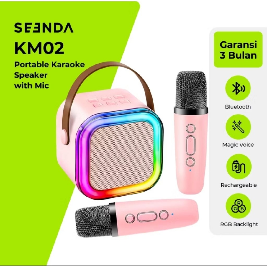 Best Sale Promo Obral Speaker Karoke Mic 2 / Speaker Bluetooth Mini Karoke Mic / Mini Speaker