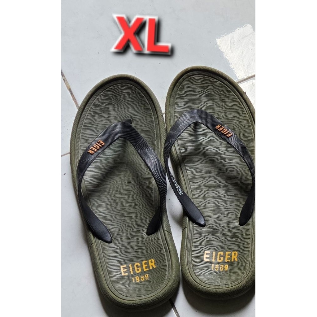 Sandal Eiger Lanzarote olive size XL bekas
