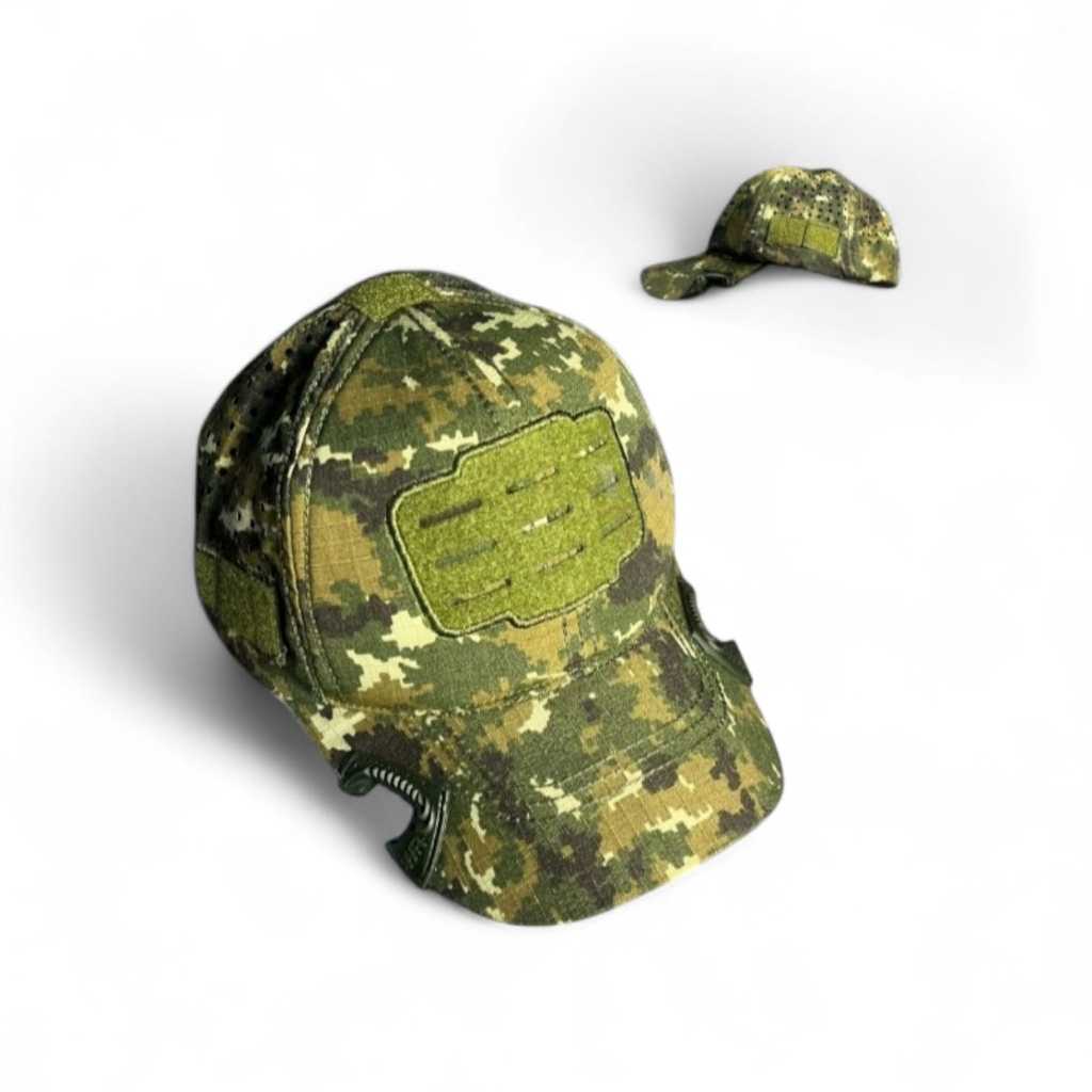 Topi coak laser loreng TNI sage green / Topi tactical Coak Loreng TNI baru
