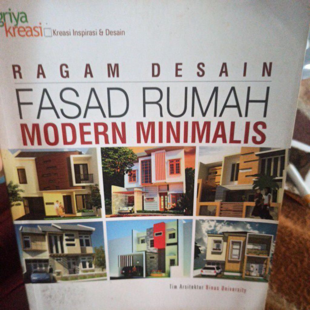 buku Ragam desain Fasad rumah modern minimalis