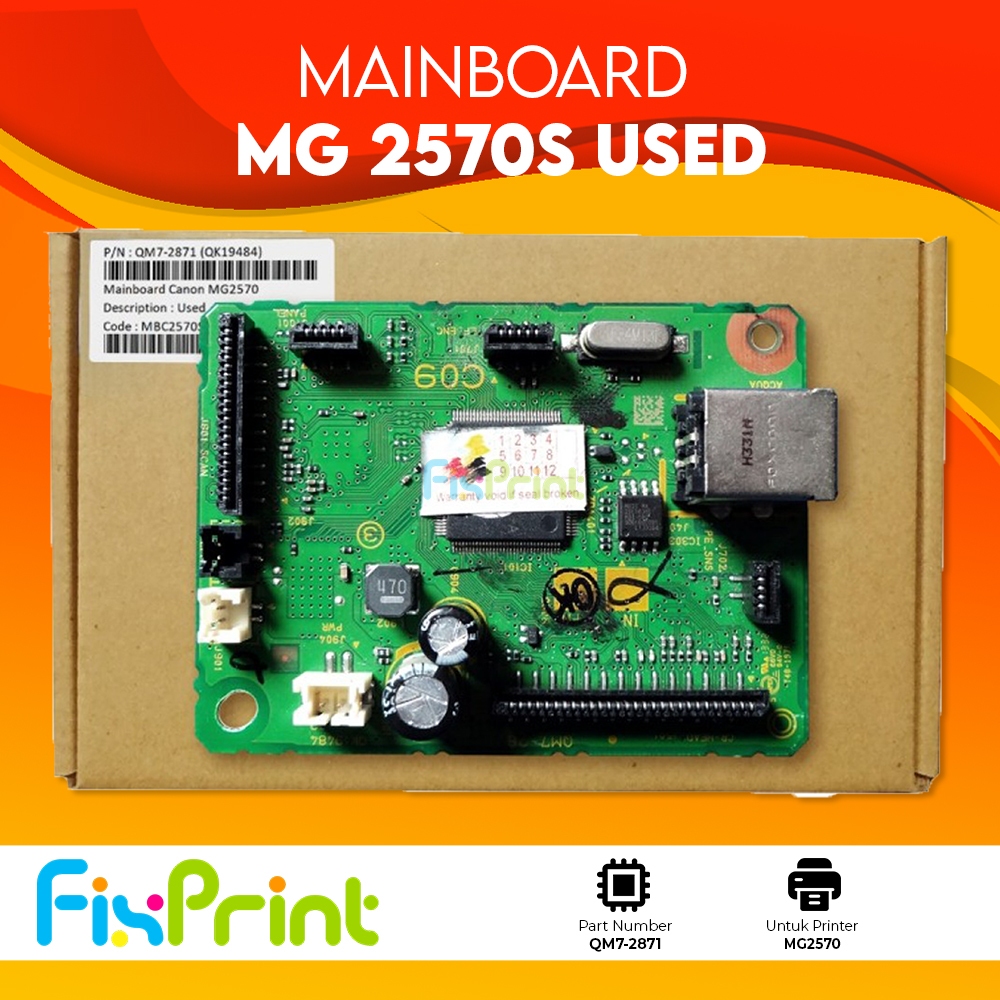Original Mainboard Canon MG2570 Board Motherboard Printer MG2570s BEKAS
