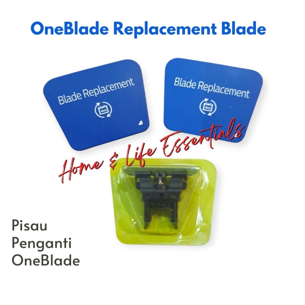 Refill Philips Norelco OneBlade QP210/80 Replacement Blade Mata Pisau Cukur Philips OneBlade