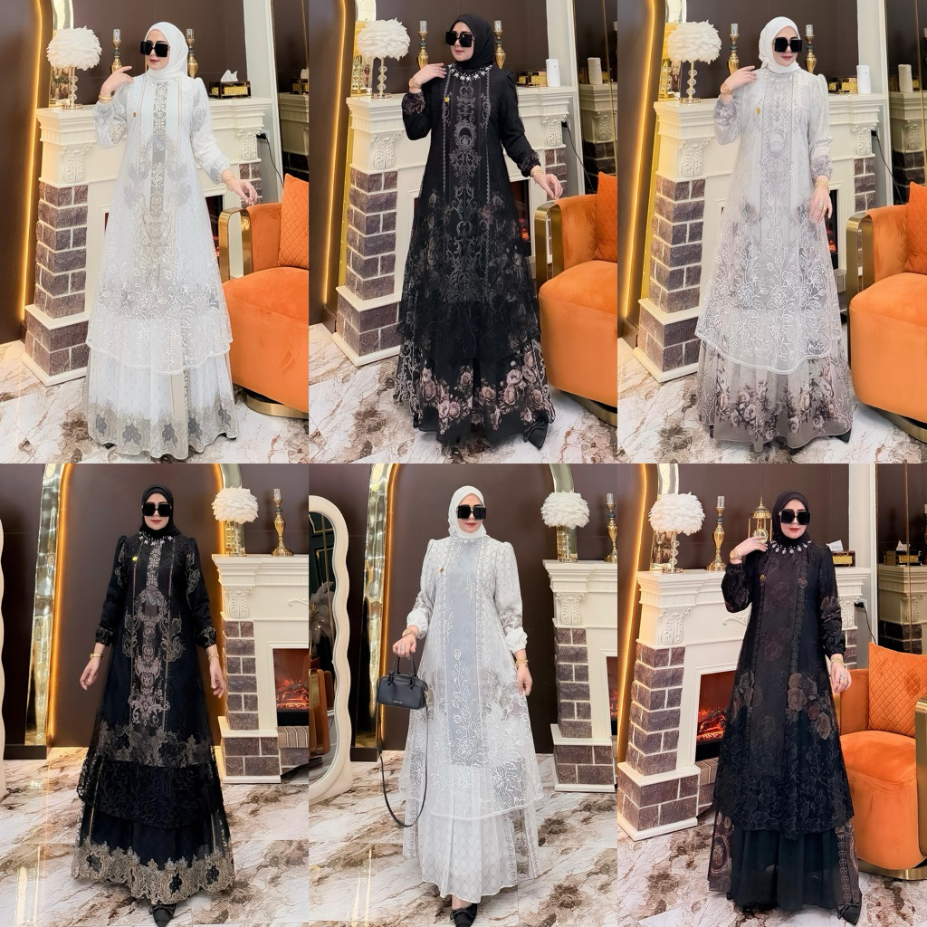 New RAYYA COLLECTION GAMIS SET SEGI 4 BY M NABIL