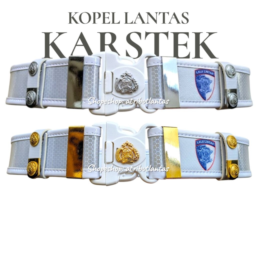 KOPEL LANTAS PENGUNCI STAINLESS ORIGINAL KARSTEK - KOPEL LANTAS - KOPEL POLRI - IKAT PINGGANG LANTAS
