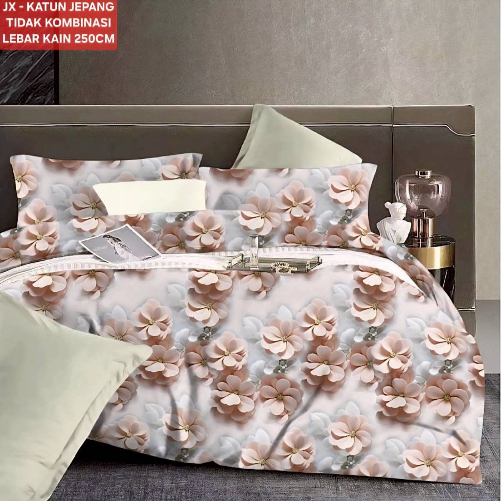 TOKO JAYATEX KAIN SPREI BAHAN KATUN JEPANG SISA 2.4 METER, FULL KATUN IMPORT LEBAR BAHAN 250CM