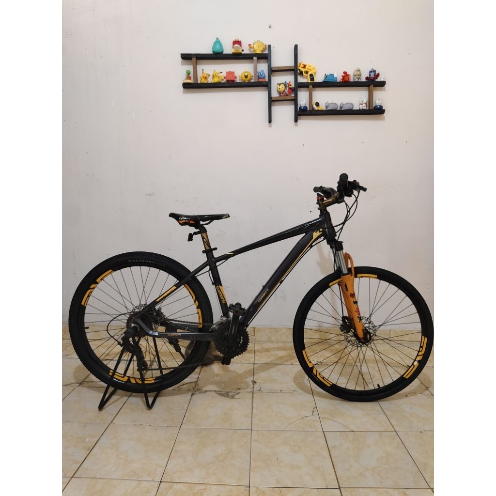 Sepeda Gunung Turanza by Pacific Uk 27,5,Alloy, Rem Hidrolik (bekas pakai)