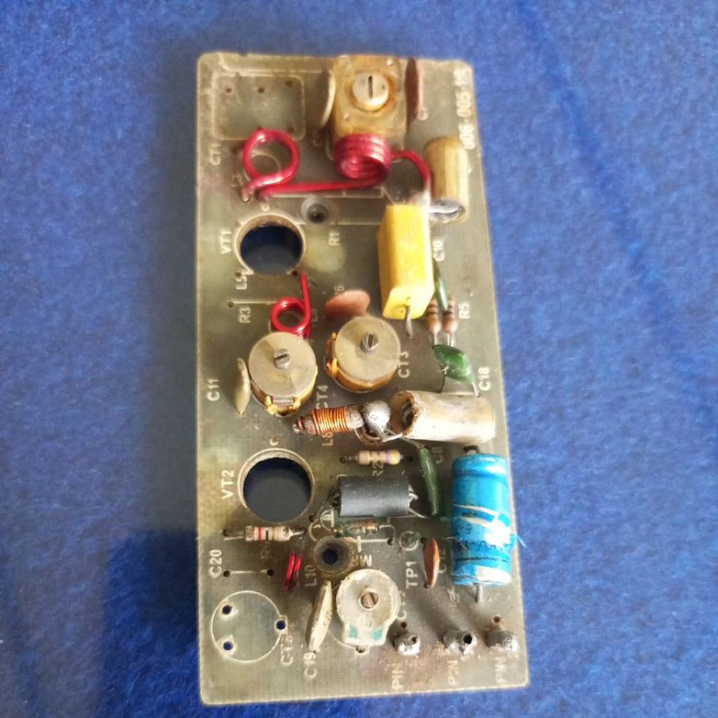 PCB Final Pemancar RF Transistor Kupu-kupu tanpa transistor