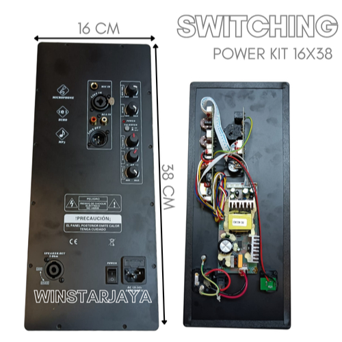 POWER KIT MESIN SPEAKER ACTIVE 2 WAY KIT SWITCHING BESAR POLOS CLASS D 500 WATT