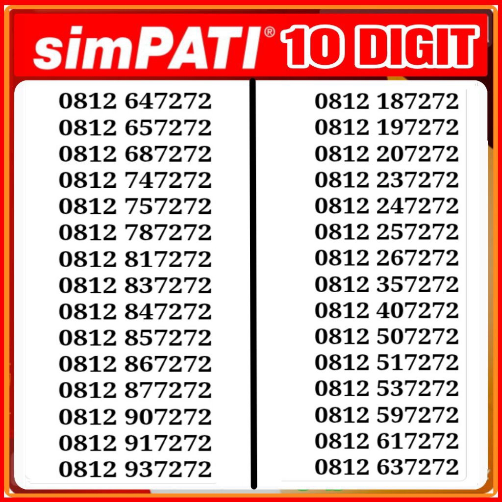 kartu perdana telkomsel simpati 10 digit 5G
