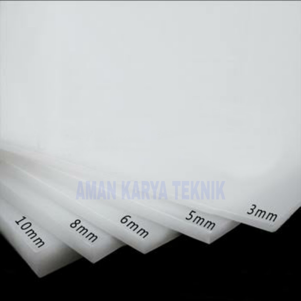 Polypropylene / PP Lembaran ( PP Sheet ) 20 mm x 40 cm x 40 cm