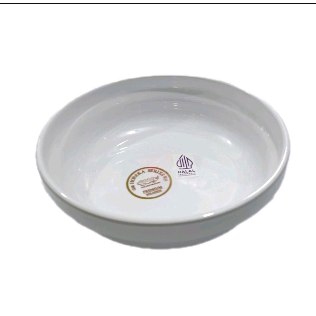 Mangkok Salad 6 Inch Putih Horeka W7206 Melamin Golden Dragon