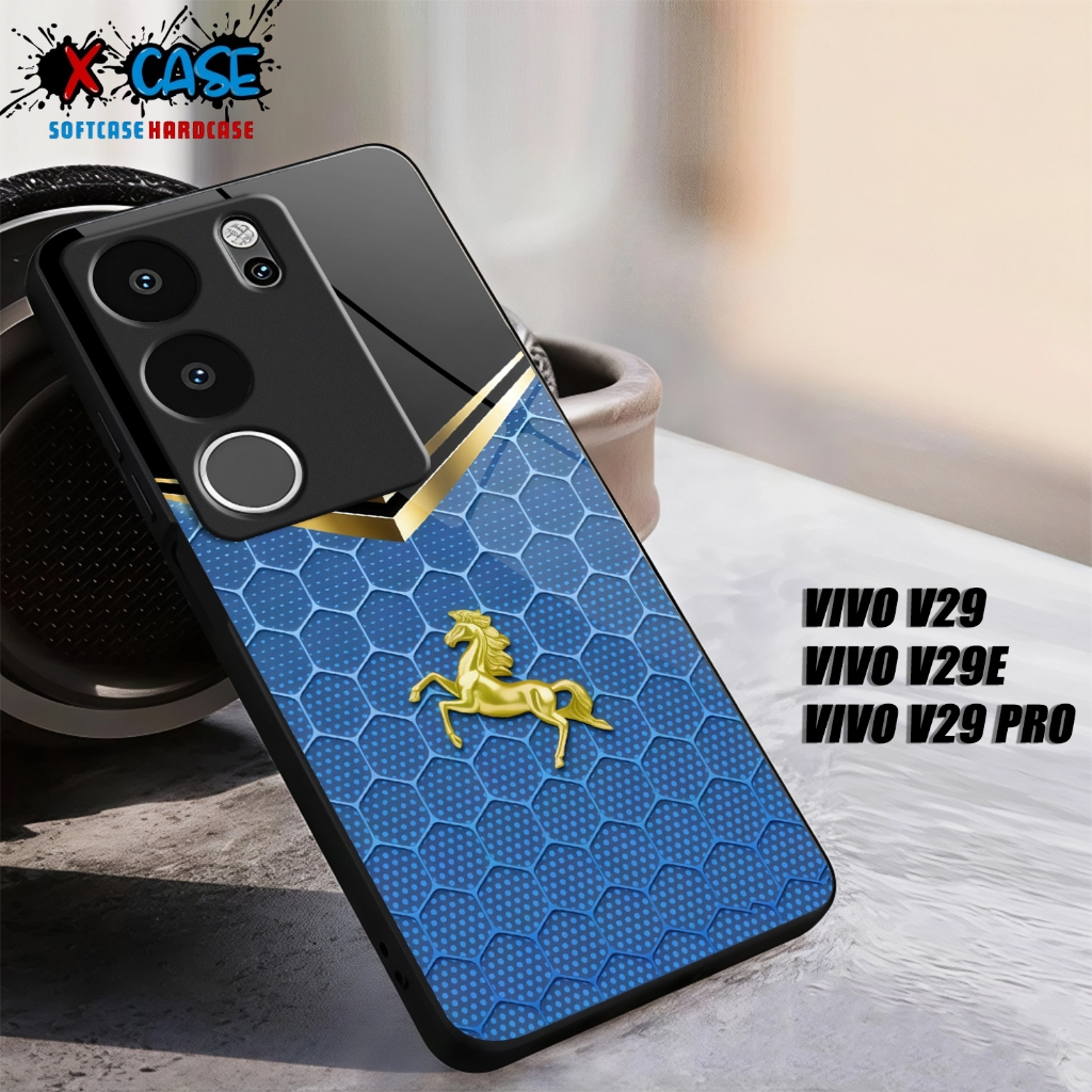 Casing Hp VIVO V29 Softcase VIVO V29 V29E V2250 Case Glossy Cassing kaca kilau Pelindung Hp Aksesori
