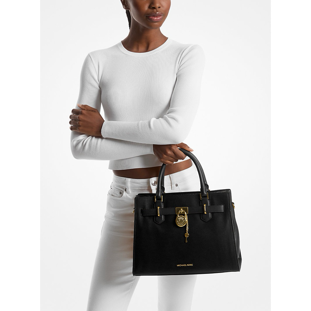 Michael Kors Hamilton Medium Leather Satchel ORIGINAL & NEW WITH TAG
