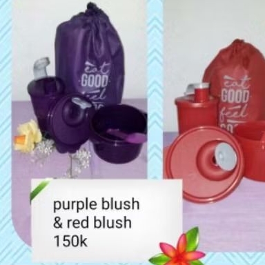 Purple blush Tupperware