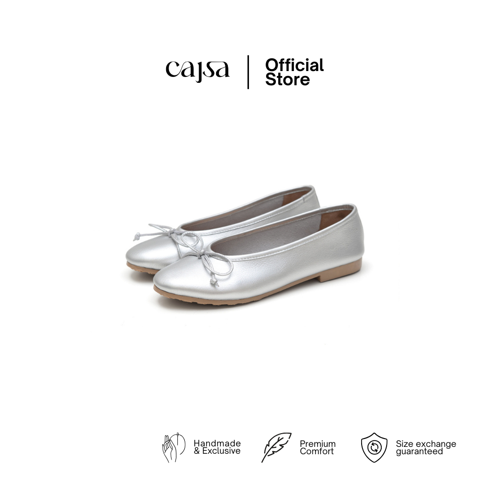 CAJSA | MIYU SILVER - FLATSHOES