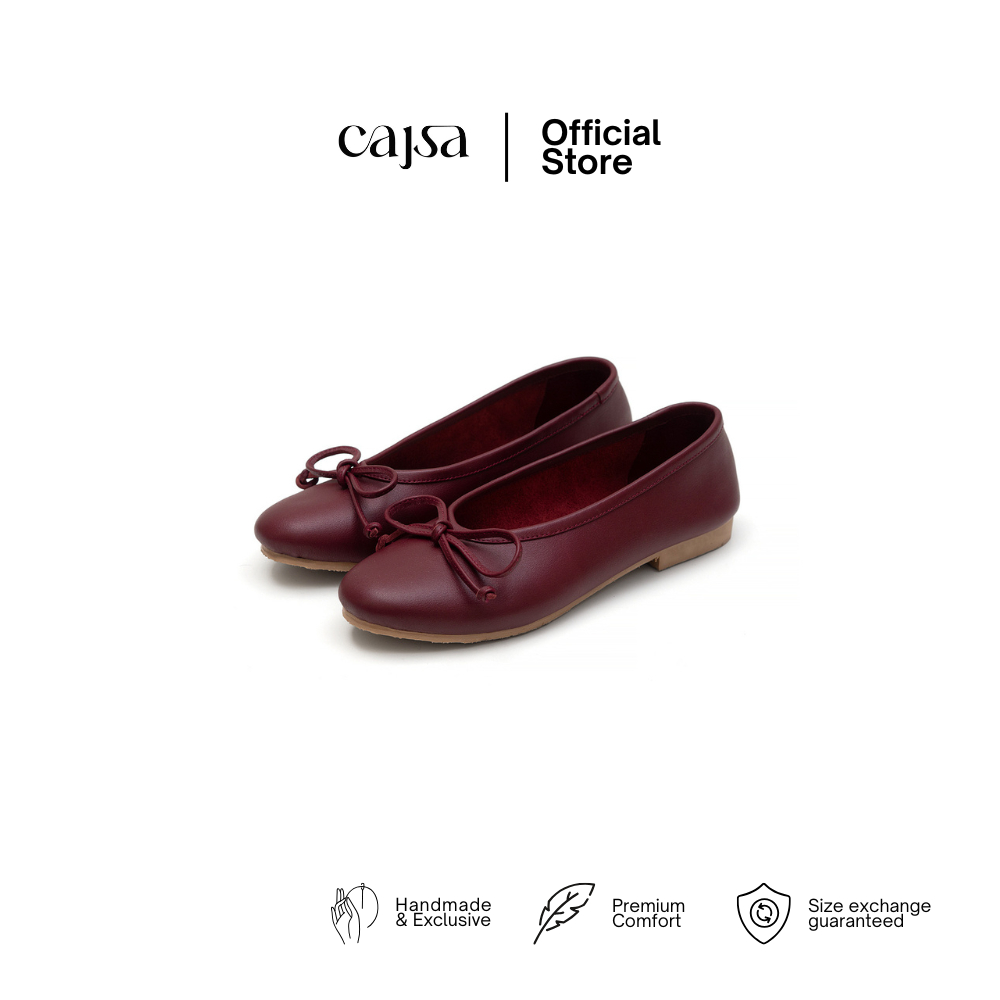 CAJSA | MIYU OXBLOOD - FLATSHOES