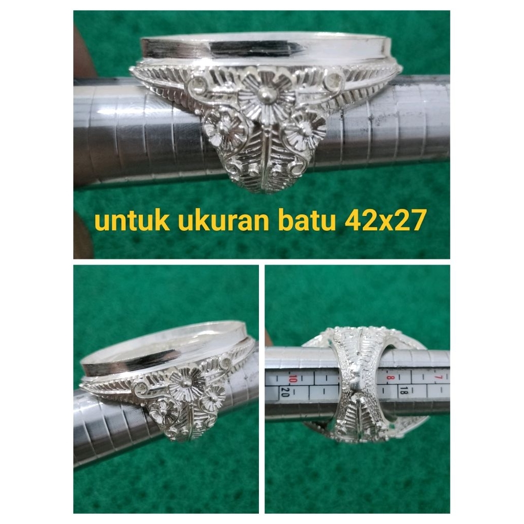 RING ALPAKA SUPER TERBARU MODEL PERAK