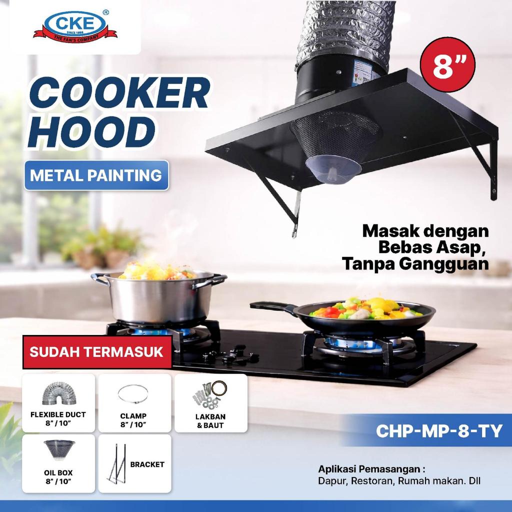 Kitchen Exhaust Fan Cooker Hood Dapur Tudung Kompor Penyedot Asap 8 10 Inch Kipas Sedot Hisap Asap K