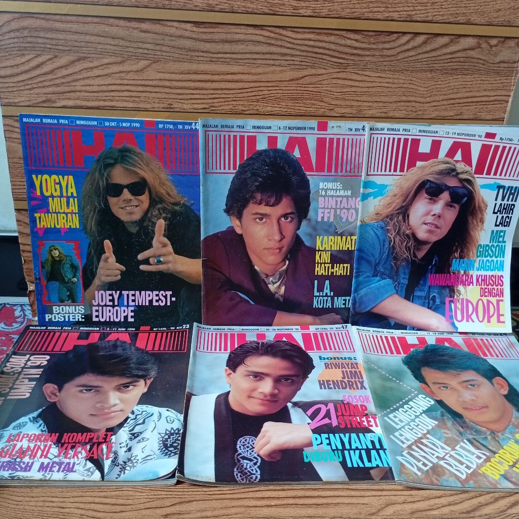 Majalah Hai edisi tahun 1990 an