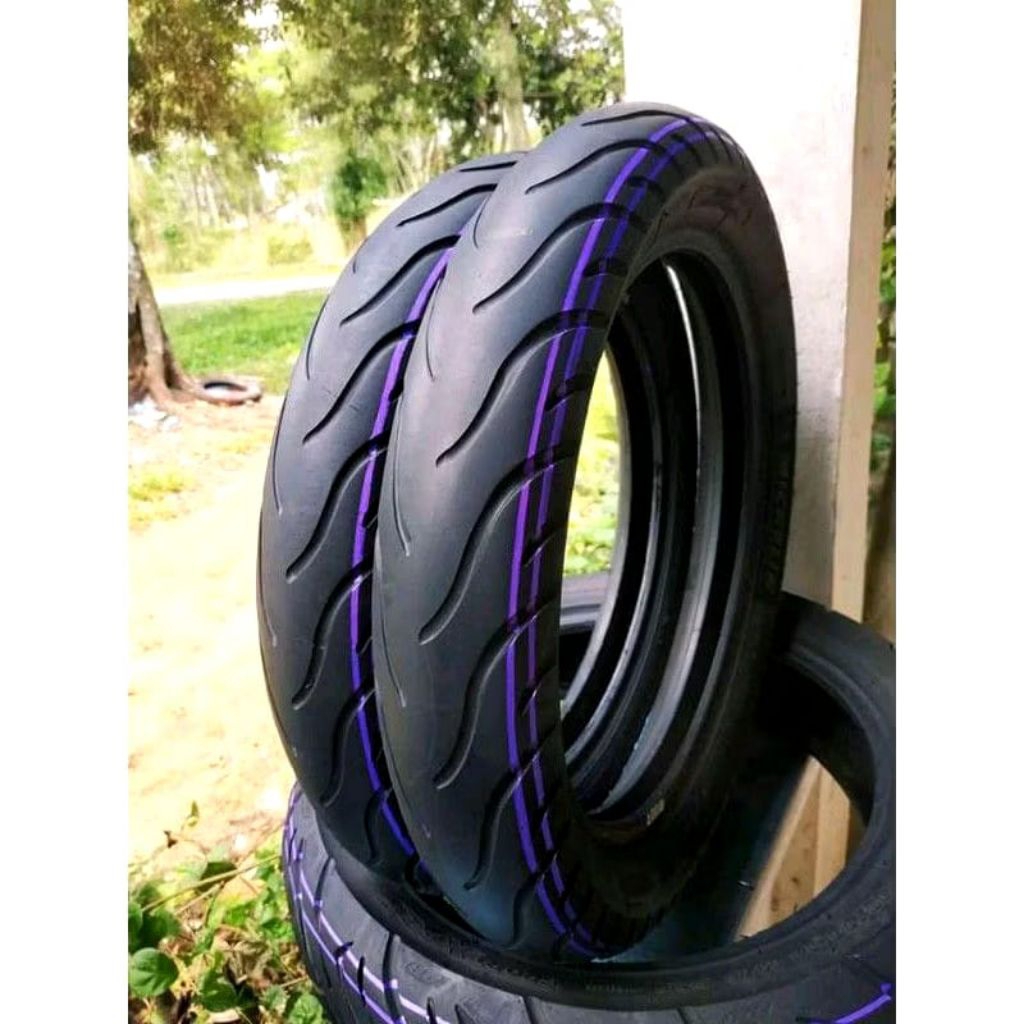 Sepasang Ban motor Beat Vario Mio Michelin Pilot Street 80/90-90/90-R 14-Ban motor Tubles Batikan uk