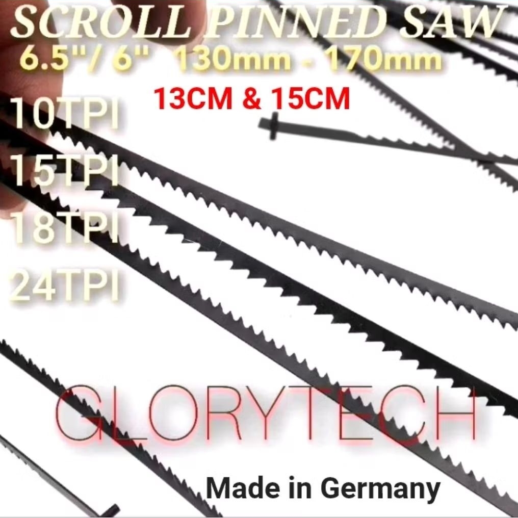 Mata Gergaji scroll pinned saw/ scroll saw blade