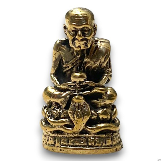 Mini Patung Koleksi Buddha Tua Kuningan Estetik Tiny Spiritual Decor Feng Shui 17g (2.7cm)