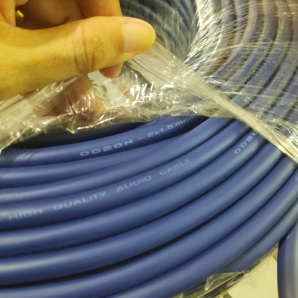 kabel odeon 2x1.5mm merk odeon meteran kabel 2x1.5 mm merk odeon dark blue eceran