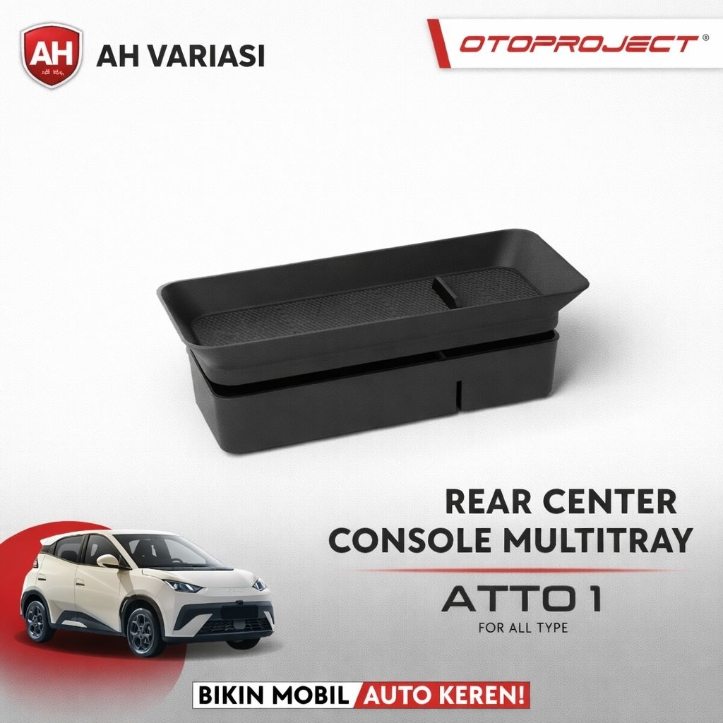 Rear Center Console Multitray ATTO 1 – Organizer  Belakang Mobil BYD ATTO 1