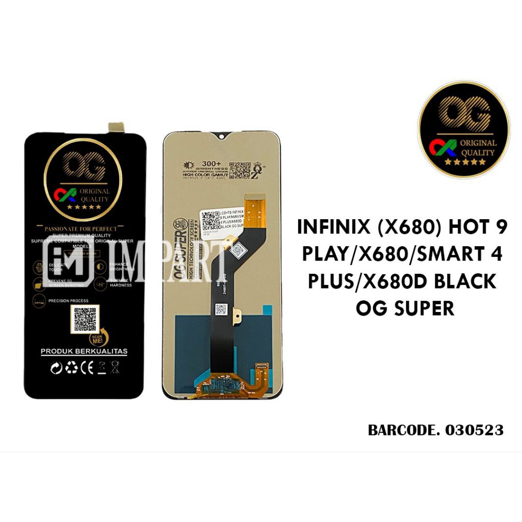 LCD INFINIX HOT 9 PLAY ORIGINAL OG SUPER