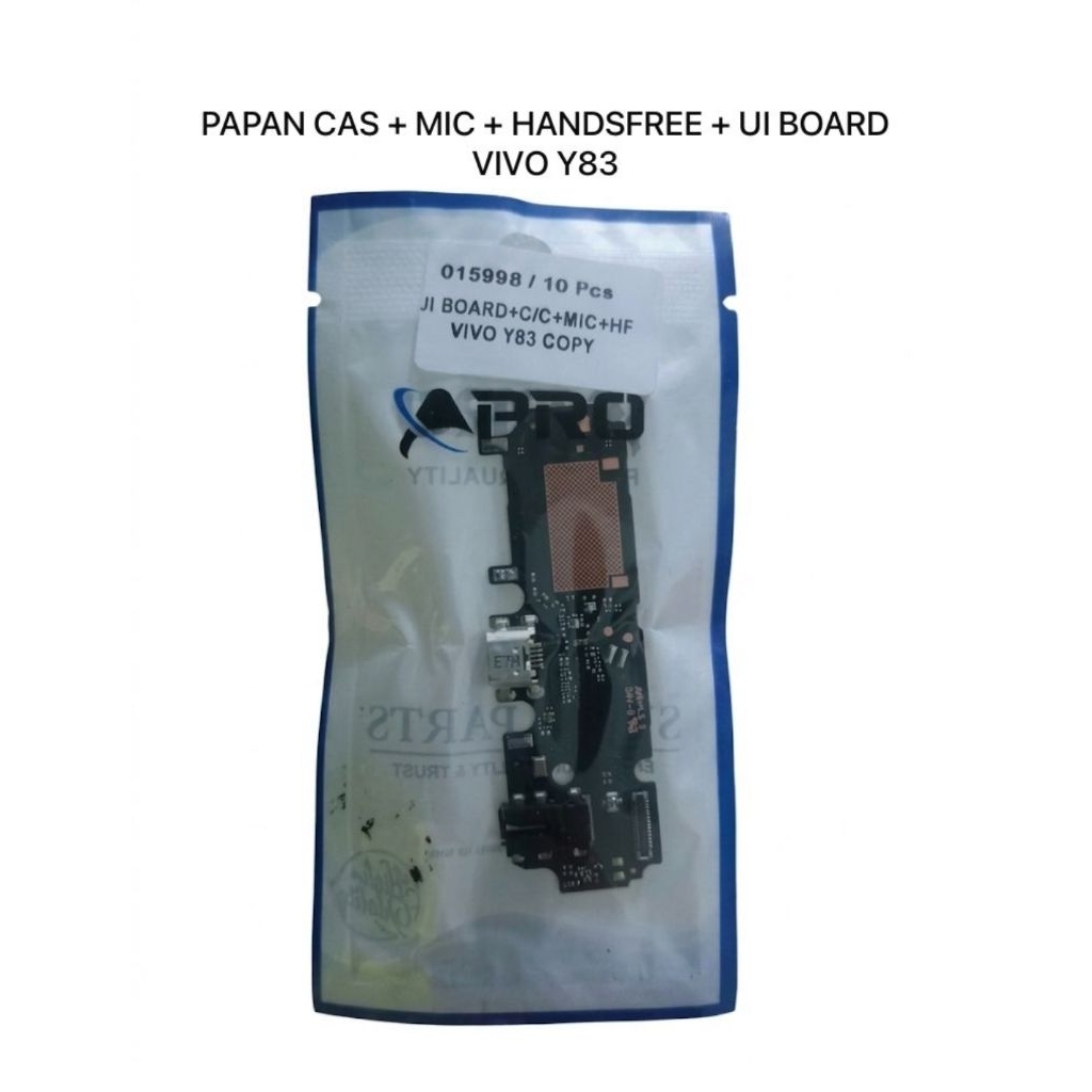 PAPAN CAS + MIC + HANDSFREE + UI BOARD VIVO Y83