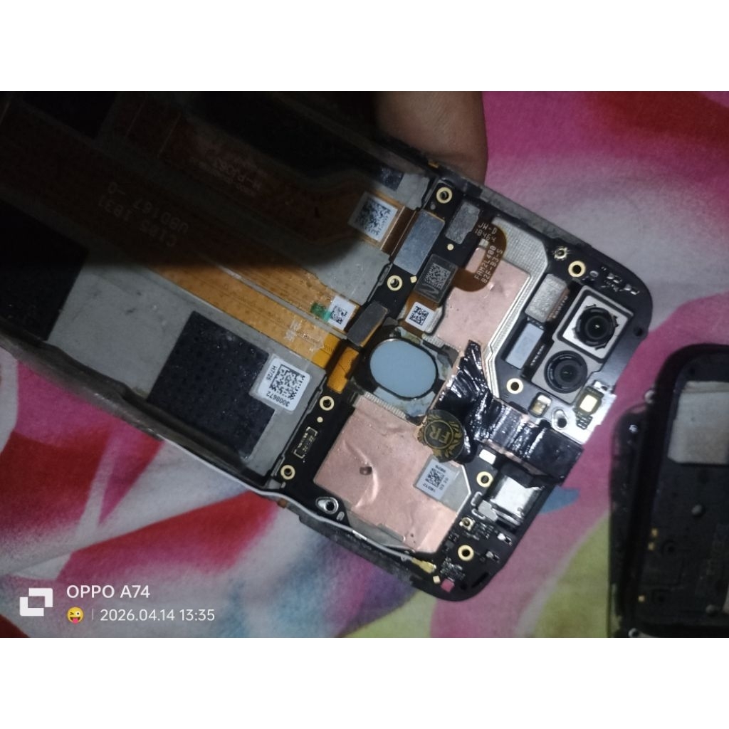 mesin Oppo f9 matot