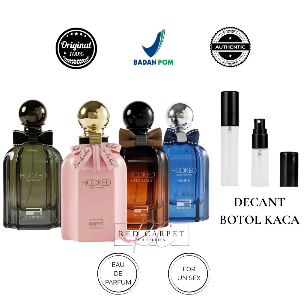 DECANT / SHARE / TESTER RUE BROCA HOOKED POUR FEMME / RUE BROCA HOOKED POUR HOMME / RUE BROCA HOOKED