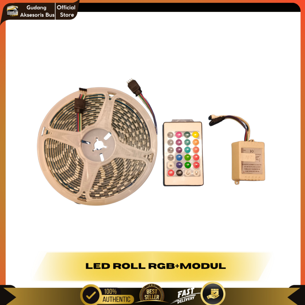 Led roll Led Strip RGB dengan modul