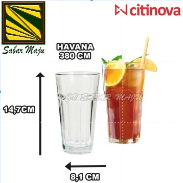 Citinova Gelas Valencia, Gelas Havana  Per 6 PCS