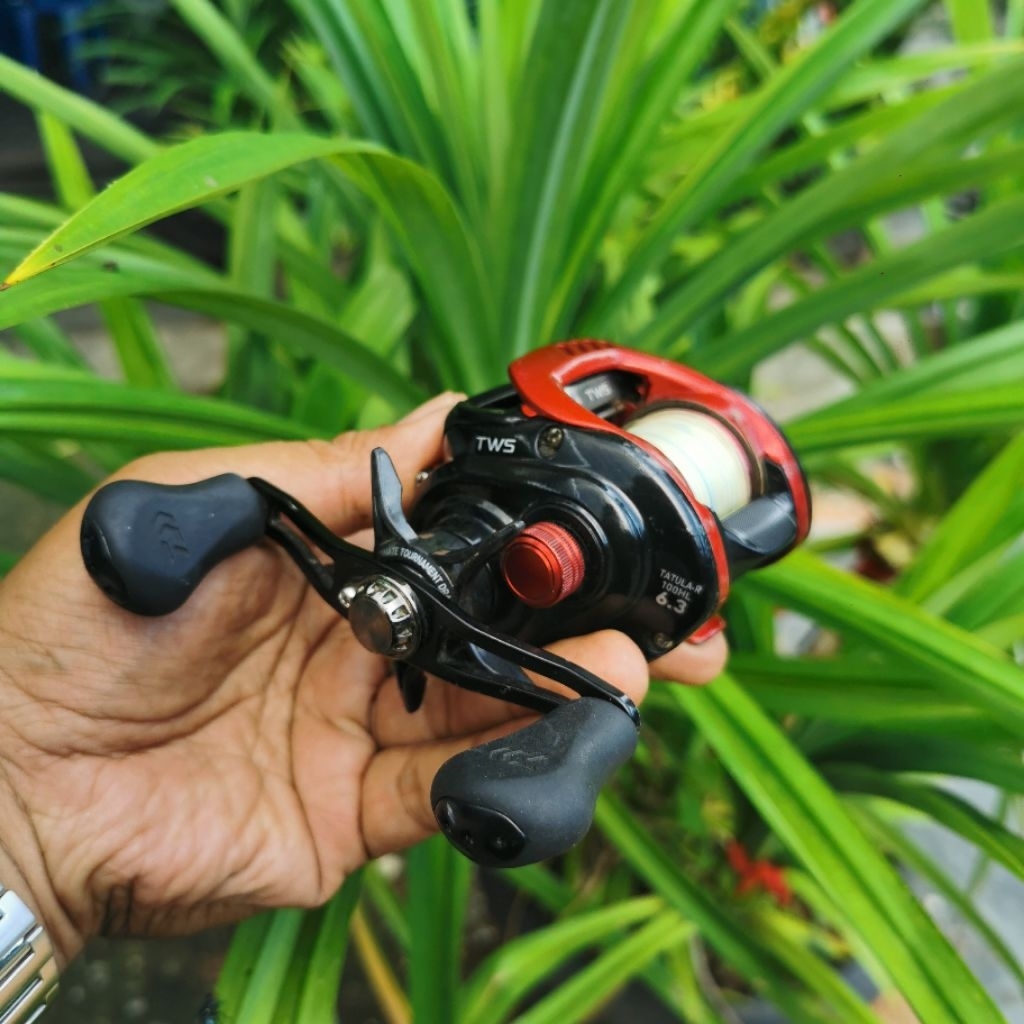 Daiwa tatula R 100HL bait casting reel handle kiri