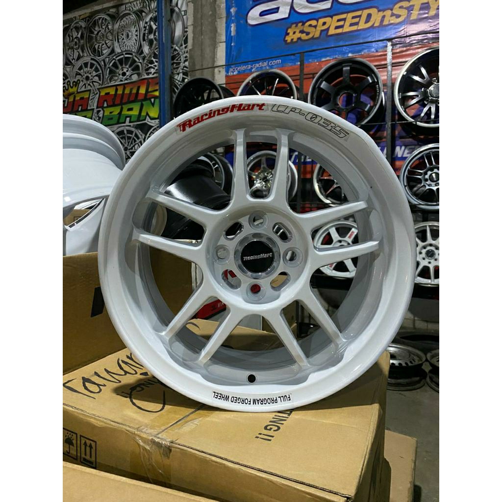 Velg Mobil RACING HART R15 LEBAR 6.5 ET 40 CP0 Ring 15