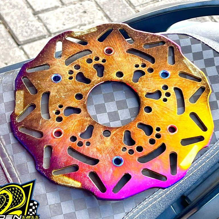 Piringan Cakram Disc Cakram Depan Jupiter Mx f1zr Vega R Vega ZR Standart Variasi 220mm titanium