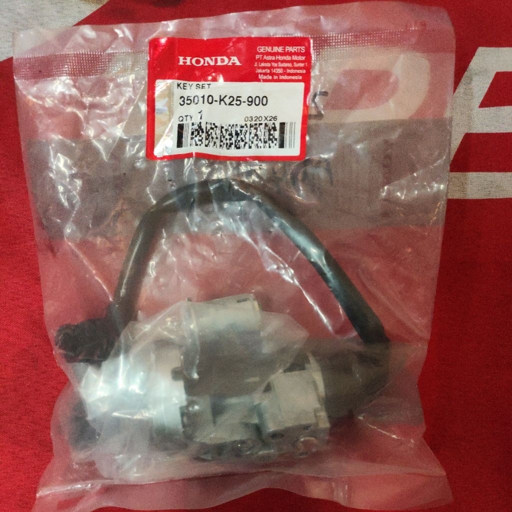 35010 K25 900 KUNCI KONTAK BEAT INJEKSI ASLI HONDA