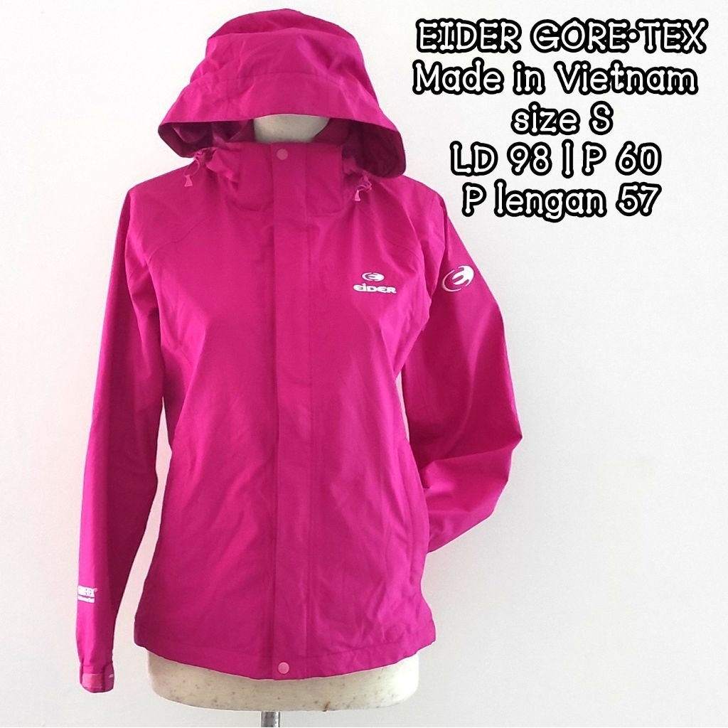 Jaket Outdoor Hiking Gunung EIDER Original waterproof size S
