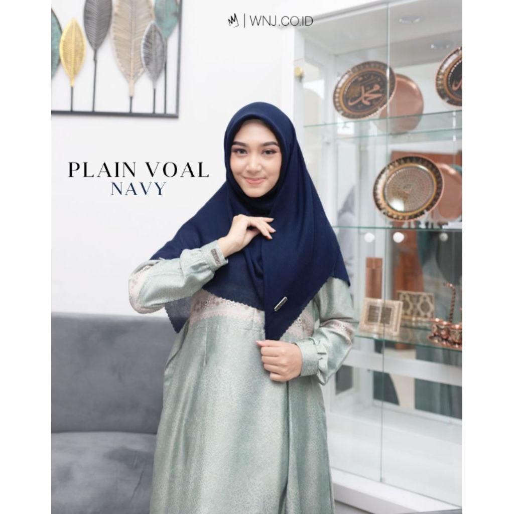 Hijab Plain Voal Dewasa Wnj