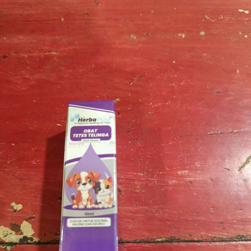 HERBAPURE OBAT TETES TELINGA 10ML TETES KUPING CONGE ANJING KUCING Ready