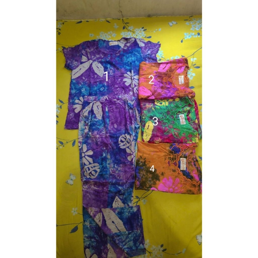batik sunan cp bordir abg tangan pendek