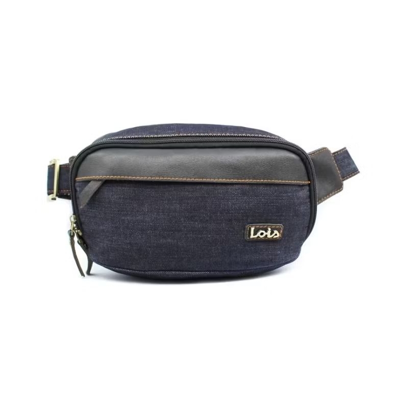 Tas Lois BGL119WB Tas Pinggang Waistbag Tas Pria Tas Lois Tas Kulit Tas Kasual