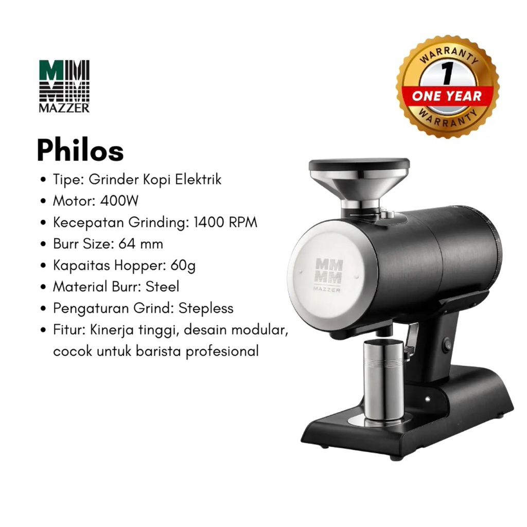 ESPRESSO GRINDER MAZZER PHILOS
